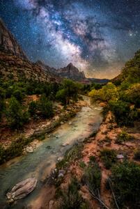 Art Photography Zion National Park at night, Eloi_Omella, (26.7 x 40 cm)