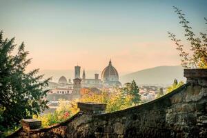 Photography View of Florence at twilight, Sharon Lapkin, (40 x 26.7 cm)