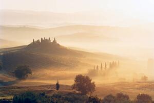 Art Photography Typical Tuscany landscape with farmhouse in, Gary Yeowell, (40 x 26.7 cm)