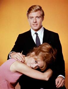 Art Photography Jane Fonda And Robert Redford, Barefoot In The Park 1967 Directed By Gene Sachs, (30 x 40 cm)