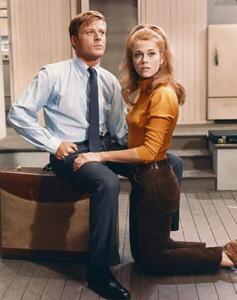 Photography Robert Redford And Jane Fonda, Barefoot In The Park 1967 Directed By Gene Sachs, (30 x 40 cm)