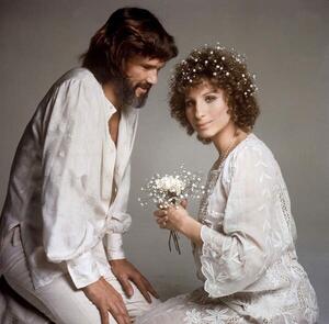Photography Kris Kristofferson And Barbra Streisand, (40 x 40 cm)