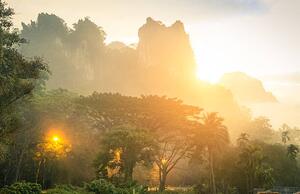 Photography Mountains of Khao Sok national park in Thailand, ViewApart, (40 x 26.7 cm)