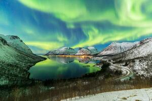 Photography The aurora borealis lights up in, Francesco Bergamaschi