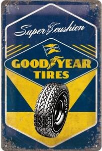 Metal sign Super Cushion - Good Year Tires, (20 x 30 cm)