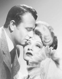 Art Photography John Wayne And Marlene Dietrich, The Spoilers 1942 Directed By Ray Enright, (30 x 40 cm)