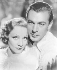 Photography Marlene Dietrich And Gary Cooper, Desire 1936 Directed By Frank Borzage, (35 x 40 cm)