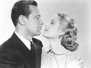 Photography William Holden And Grace Kelly, (40 x 30 cm)