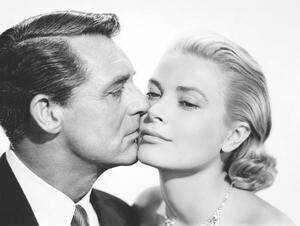 Photography Cary Grant And Grace Kelly, To Catch A Thief 1955 Directed By Alfred Hitchcock, (40 x 30 cm)