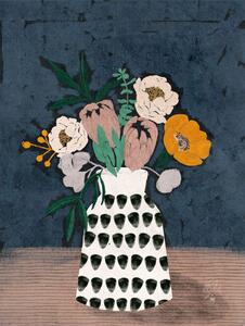 Illustration Moody Florals, Erum Khalili, (30 x 40 cm)