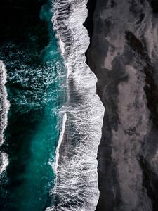 Art Photography Aerial view of sea,Oregon,United States,USA, James Seay / 500px, (30 x 40 cm)