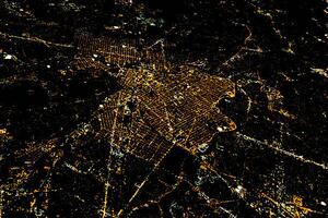 Art Photography light of city at night, gdmoonkiller, (40 x 26.7 cm)