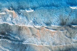 Art Photography Aerial view of a transparent blue, den-belitsky, (40 x 26.7 cm)
