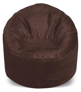 Kaikoo Brushed Faux Suede Bean Bag Chill Chair Brown