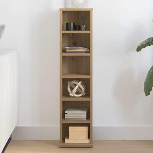Baina Wooden Bookcase With 6 Shelves - Artisan Oak