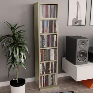 Baina Wooden Bookcase With 6 Shelves - Sonoma Oak