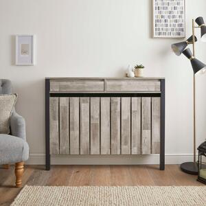 Industrial Large Radiator Cover Grey