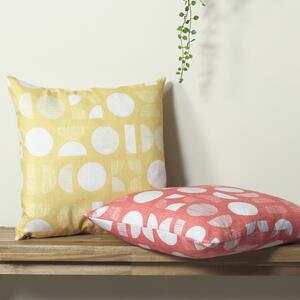 Furn. Malmo Scandi 43cm x 43cm Filled Cushion Yellow