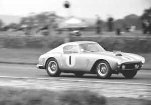 Photography Graham Whitehead driving a Ferrari 250GT SWB, 1960, (40 x 26.7 cm)