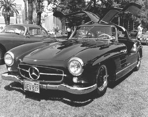 Photography Mercedes Gull Wing Coupe, (40 x 30 cm)