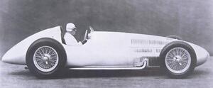 Photography Mercedes Benz Grand Prix racing car, 1939, German Photographer