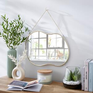 Pond Hanging Wall Mirror Gold