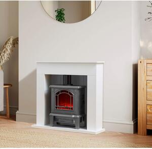 Ealing 1.8KW Compact Stove Fire Suite Grey