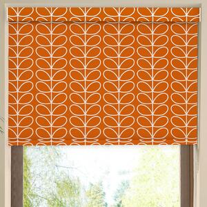 Orla Kiely Linear Stem Translucent Made to Measure Roller Blind Persimmon