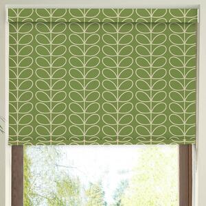 Orla Kiely Linear Stem Translucent Made to Measure Roller Blind Chalky Green
