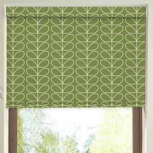 Orla Kiely Linear Stem Made to Measure Blackout Roller Blind Chalky Green