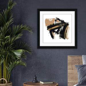 The Art Group Between Layers Framed Print Black