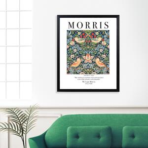The Art Group Strawberry Thief Framed Print by William Morris MultiColoured
