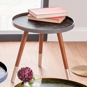Pacific Peretti Side Table, Pine Grey/Brown
