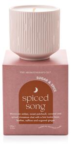 The Aromatherapy Co Sugar Spice Spiced Song Candle 180g Pink