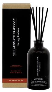The Aromatherapy Co Therapy Mandarin, Mint & Basil Kitchen Diffuser 250ml Black