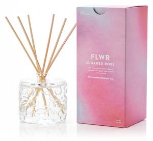 The Aromatherapy Co FLWR Sugar Rose Diffuser 90ml Clear