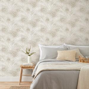 Textured Palm Natural Wallpaper Natural