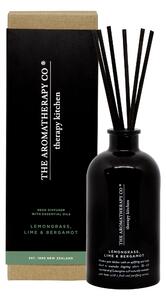 The Aromatherapy Co Therapy Lemongrass Lime & Bergamot Kitchen Diffuser 250ml Black