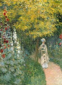 Monet, Claude - Fine Art Print Rose Garden, 1876, (30 x 40 cm)