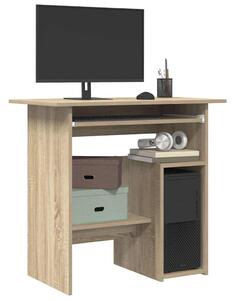 Desk Sonoma Oak 80x45x74 cm Engineered Wood