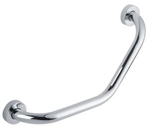 Bathroom angled grab bar Chrome