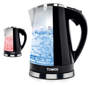 Tower LED Colour Changing Kettle 1.7 Litre Black