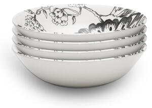 Botanical Night Cereal Bowl Set Black