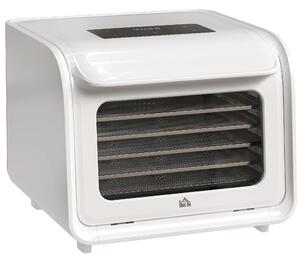 HOMCOM 35-70°C Six-Tray Food Dehydrator - White