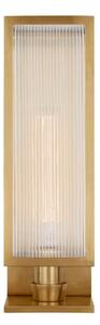 York Box Wall Light Soft Brass, Light - Andrew Martin