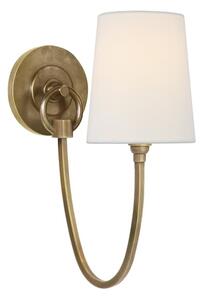 Reed Single Wall Light Brass, Light, Single, Hand-Rubbed Antique Brass - Andrew Martin