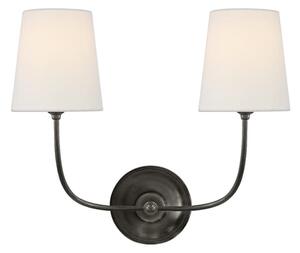 Vendome Double Wall Light Bronze, Light, Double - Andrew Martin