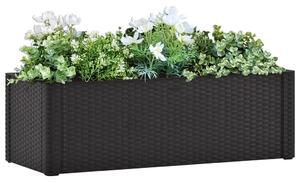 Garden Raised Bed with Self Watering System Anthracite 100x43x33 cm