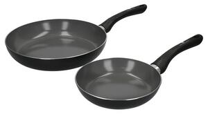 MasterClass Can-to-Pan Non-Stick Aluminium 2 Piece Frying Pan Set, 20cm and 28cm