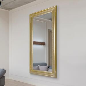 Caspian Vintage Elegant Rectangle Full Length Wall Mirror Gold